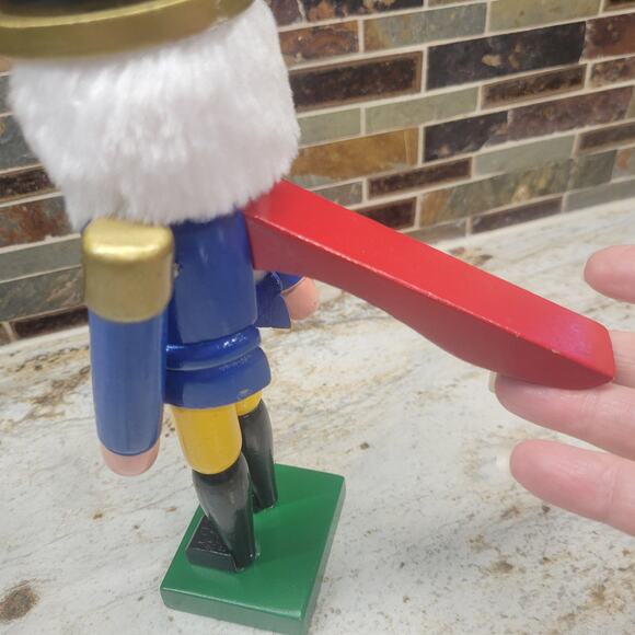 Vintage Wooden Nutcracker Soldier, Christmas Decor - Picture 5 of 5